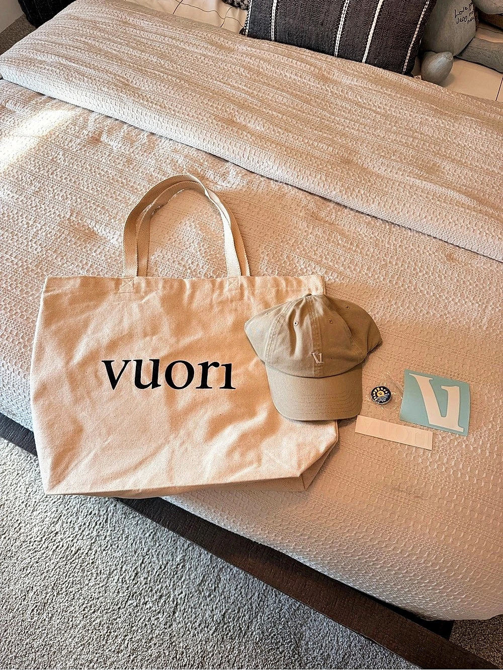 Vuori Canvas Tote Bag and Hat Bundle